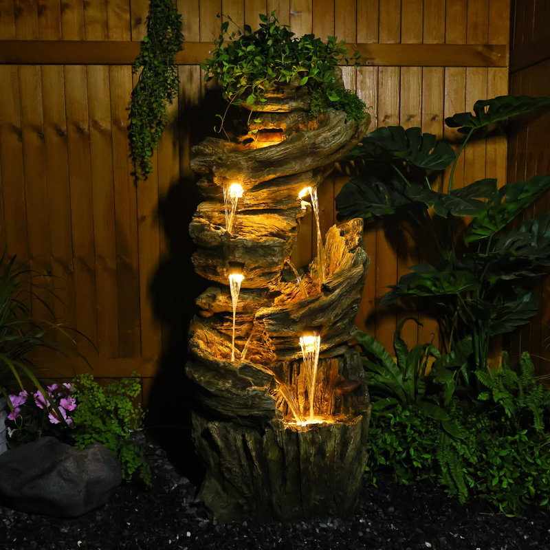 Fontaine de sol avec lumière Haben