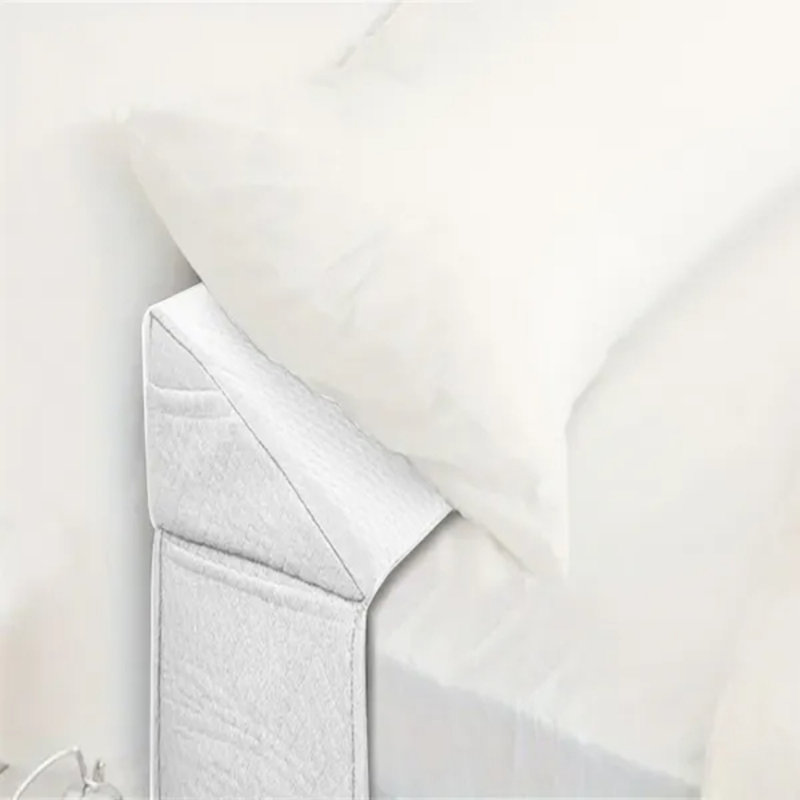 Air Layer Fabric Bed Gap Pillow With Diamond-shaped Pocket, 193×24.5×15cm
