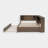 Wooden Storage Daybed With Trundle-1079130484