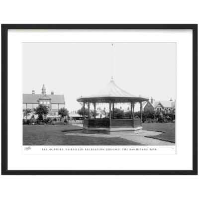Basingstoke, Fairfields Recreation Ground, The Bandstand 1898 by Francis Frith - Single Picture Frame Print