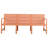 Polypropylene 3 - Seater Indoor/outdoor In Apricot Brown, Zero Maintenance For Patio Lounging Brown 1 Piece Conversation , Made Of Polypropylene, Waterproof, , Breathable Slatted Design-382659960