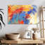 Avery rouge jaune bleu abstrait-107704383
