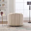 Fauteuil pivotant en velours surdimensionné confortable avec plusieurs coussins pour différentes pièces-1392932451