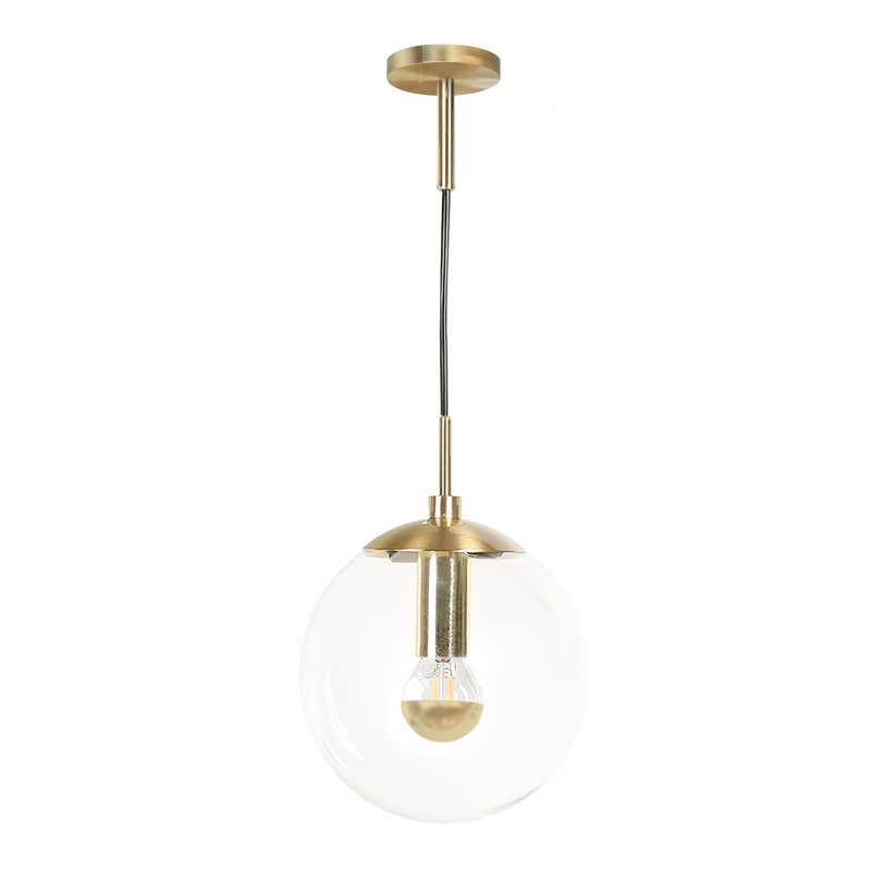 Orizaba 1 - Light Gold Single Pendant, Large