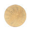 Table d'appoint creuse de couleur naturelle avec finition de surface semblable au bois, apparence distinctive pour l'intérieur et l'extérieur, 14,5 po de largeur, limite de 200 lb, aucun assemblage requis en teinte, support de base stable,