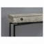 Table d'appoint, console, vestibule, étroit, canapé, tiroir de rangement, salon, chambre à coucher, stratifié gris, métal noir, contemporain, moderne