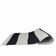 Lucene Striped Flatweave White/Navy Area Rug