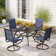 Sutiya 4 - Person Metal Patio Dining Set with Square Table
