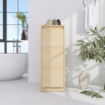 12 Inch Freestanding Bathroom Storage Cabinet, Soft Close Doors