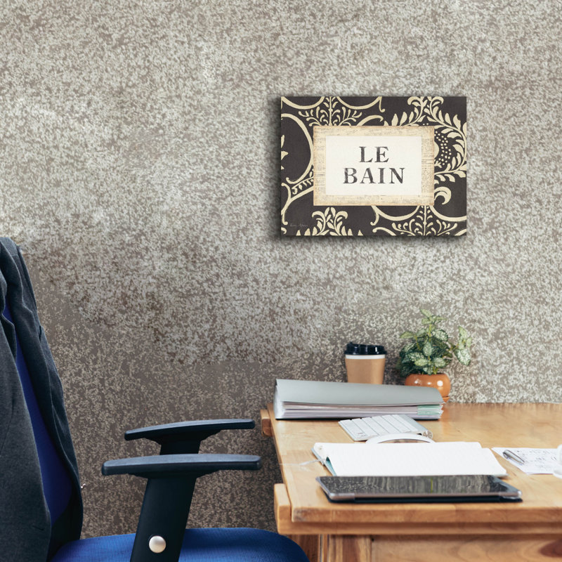 «Le Bain» par Emily Adams, art mural sur toile, H 12 po x l 16 po x P 0,75 po