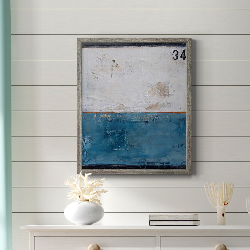 Toile encadrée Take 34 Premium - prête à être accrochée, H 24 po x l 20 po, Argent patiné