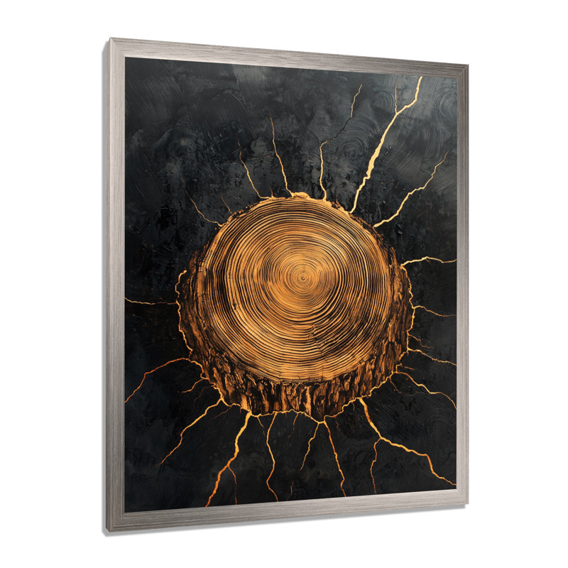 Gjender - paysages, art mural, Impression d'un seul cadre photo, Argent argent, H 40 po x l 30 po