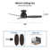 Gatton 48'' Ceiling Fan without light