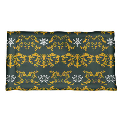 Football Baroque Pattern Pillow Sham
