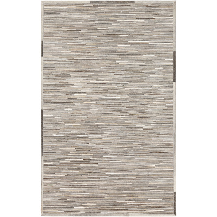 Leather Geometric Indoor Rug
