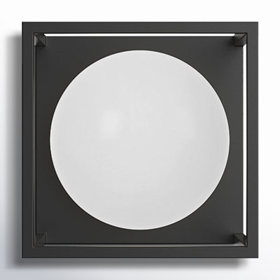 Davida Single Light Outdoor Stainless Steel Wall Light