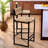 Sansoucy Of 2 Bar Stools Paper Rope Weave Dining Chairs And Metal Frame-342332494