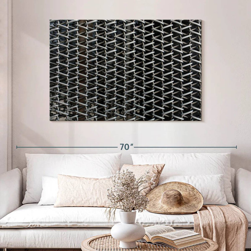 Kerner Geometric Metal Links, 32" H x 48" W