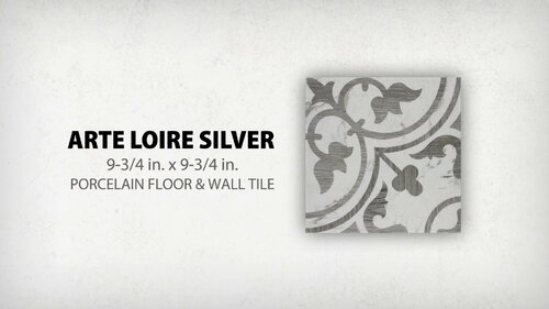 SomerTile Llama Arte Loire Verso Noce x 9-3/4 Porcelain Floor and Wall Tile, Brown