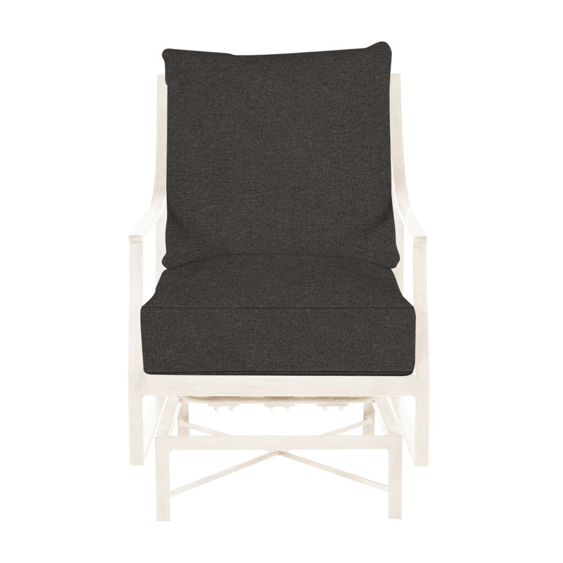 Monaco Patio Chair with Cushions, Welt, Slate Gray, Verona Fossil