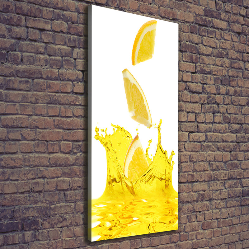 Lemon Juice - Wrapped Canvas Print