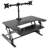 Mount-It! Height Adjustable Standing Desk Converter with Bonus Dual Monitor Mount Included, 36 Inch