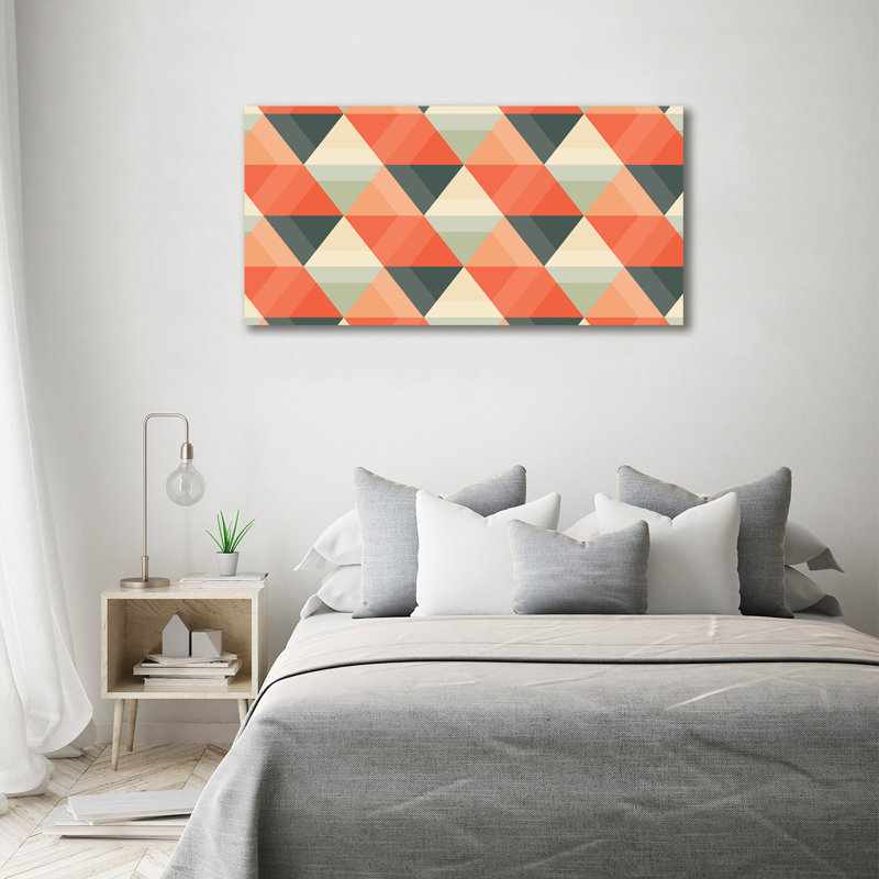 Geometric Background - Wrapped Canvas Print