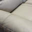 Causeuse inclinable en cuir Las Vegas - Crème-129014836
