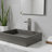 Waterfall Spout Bathroom Sink Faucet with Single-Handle and Pop-Up Drain Assembly-120276085