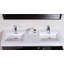 Ensemble de meuble-lavabo double mural 59 po Royka-753627069