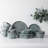 TABLE 12 16-Piece Dinnerware Set, Stonewashed Dinnerware Set for 4