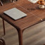 Grande table longue en noyer durable tout en bois massif-783638939