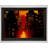 Empire State Building Fire Red - Single Picture Frame Print-1841408845-1841408840