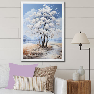 «White Maple Trees Landscape» sur toile