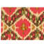 Flatweave Wool Ikat Area Rug in Multi