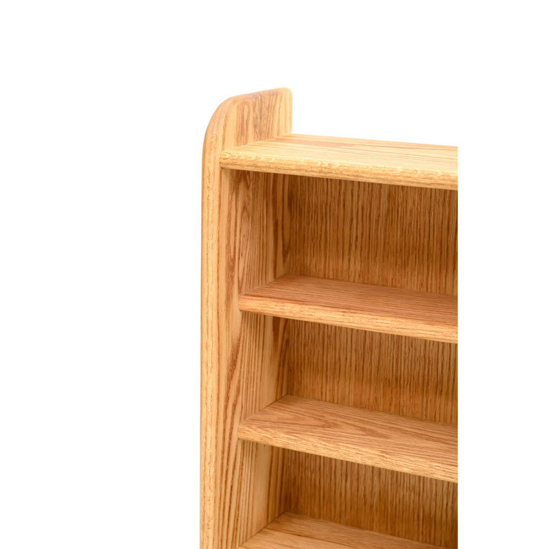 Support à CD en bois de style tablette - Série 02, H 30 po x l 24,25 po x P 7,25 po, Foncé