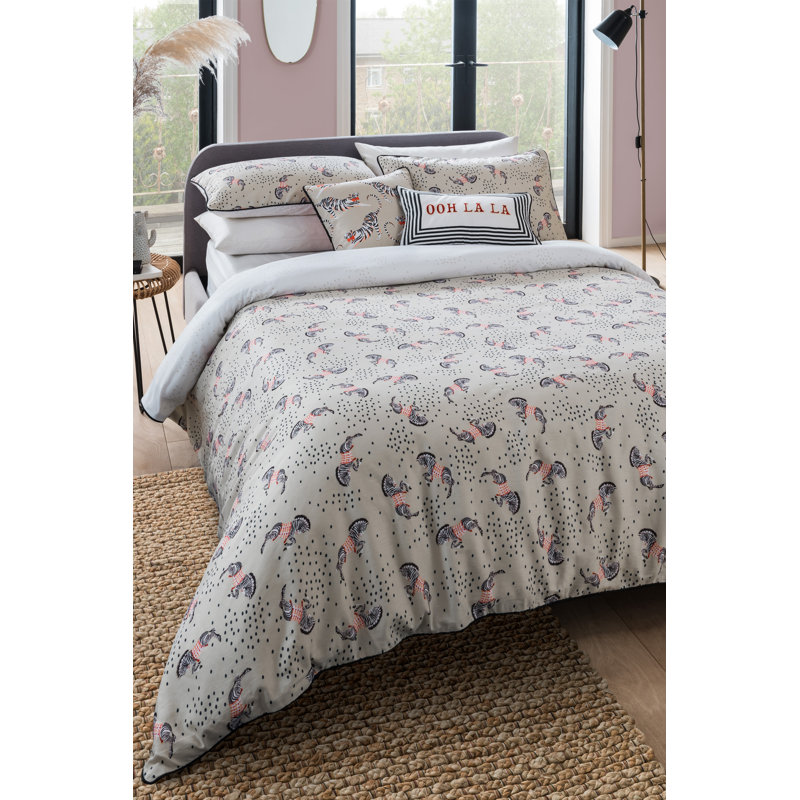 Cotton No Pattern Duvet Cover Set with Pillowcases Included, Super King - 2 Standard Pillowcases