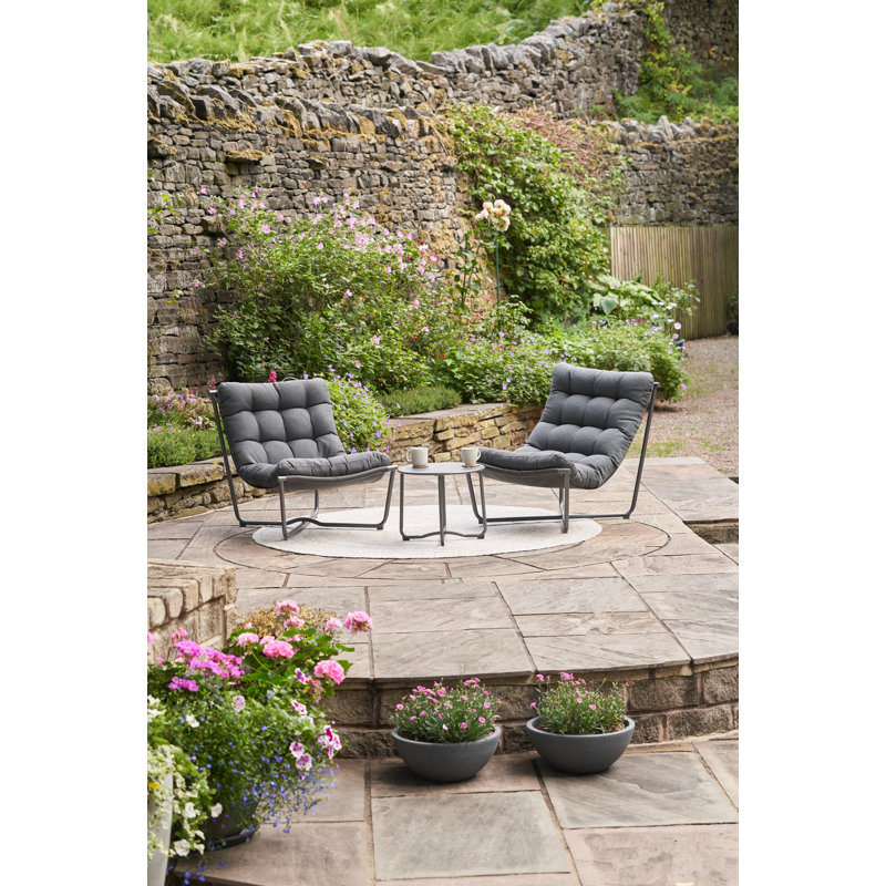 Clermont Anthracite Outdoor Lounging Set, Anthracite Grey