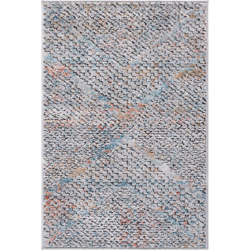 Checkered Indoor Rug, Rectangle 2'2" x 3'1"