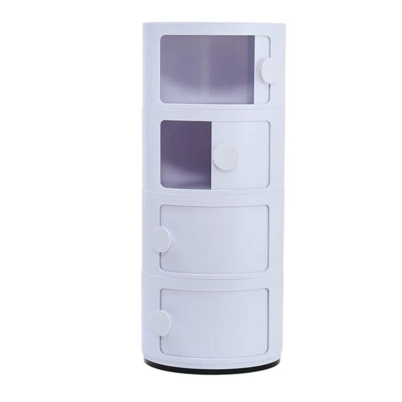 Castle Plastic Storage, White