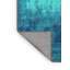 Tapis oriental bleu / bleu sarcelle tissé à la machine Warthman-1638812207