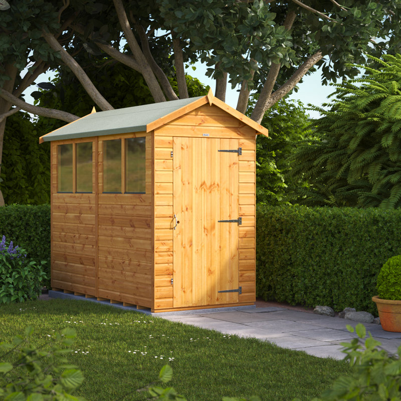 Powersheds 8 x 4ft Timber Tongue & Groove Garden Shed