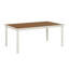 Berlin Gardens Vida Aluminum Matte White Base 73″ Dining Table-2006898282