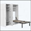 Lit escamotable avec casiers et armoires escamotables-2106650324
