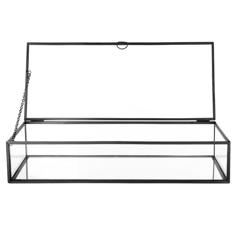 Glass Vintage Jewellery Box