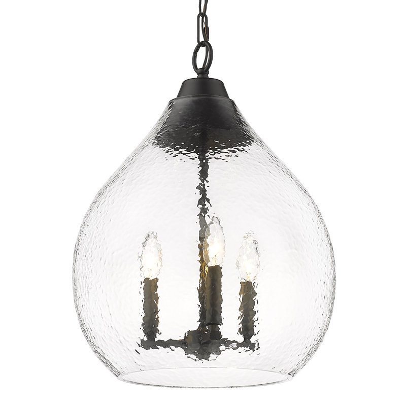 Armijo 3-Light Pendant, Matte Black