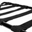 Porte-bagages pliable portatif en métal noir, support pour valises pour chambre d'amis, chambre à coucher et hôtel