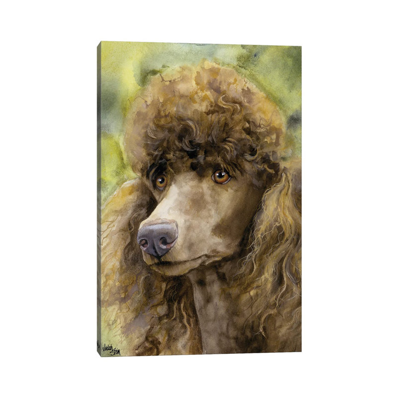 Truffle Face - Standard Poodle by Judith Stein - Gallery-Wrapped Canvas Giclée on Canvas, Wrapped Canvas