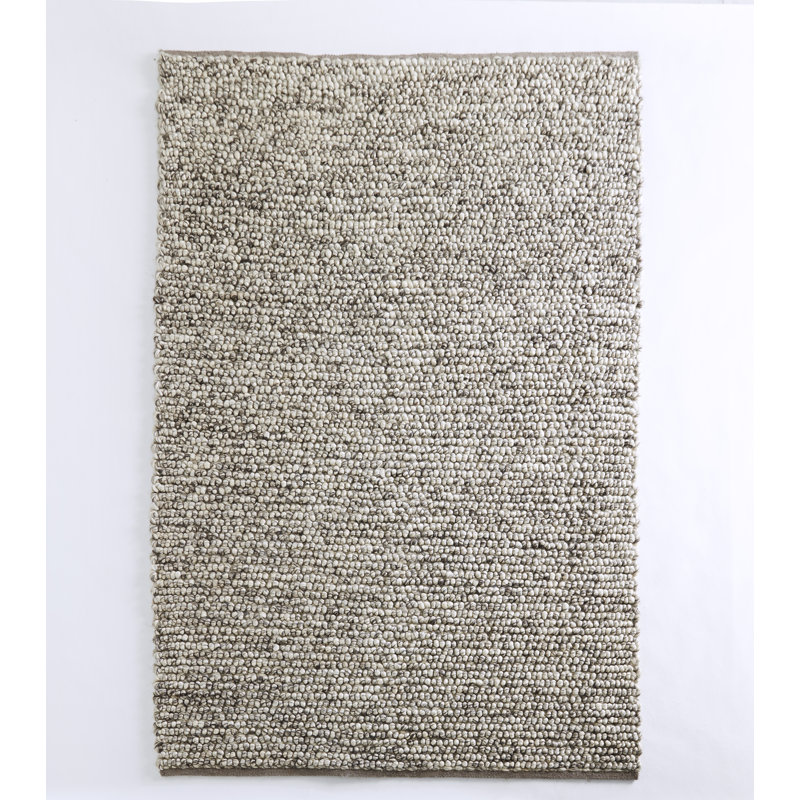Treutlen Light grey Rug, Rectangle 170 x 230cm