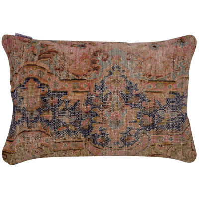 Housse de coussin rectangulaire 100% laine